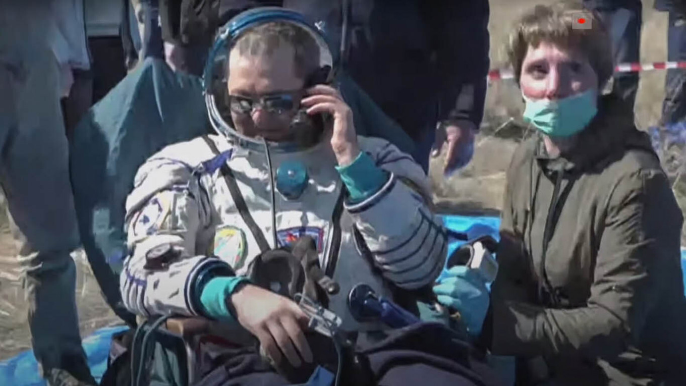 Soyuz Crew Lands Back on Earth Transformed by Pandemic