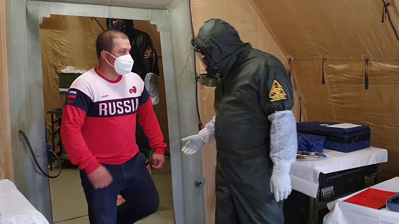 Russian Army Deploys Field Hospitals in Virus-Hit Dagestan