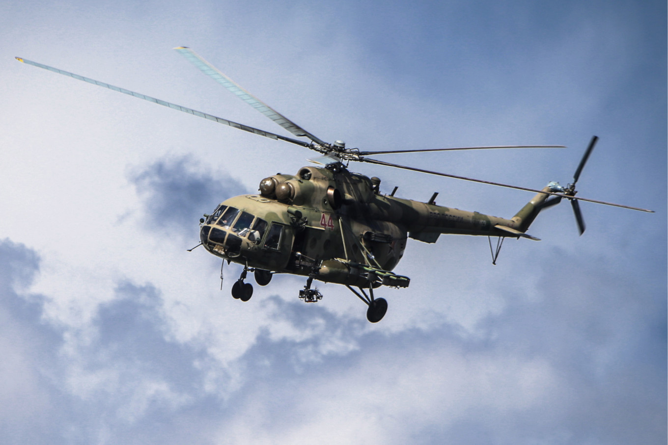 Russian Military Helicopter Crashes, Killing Crew