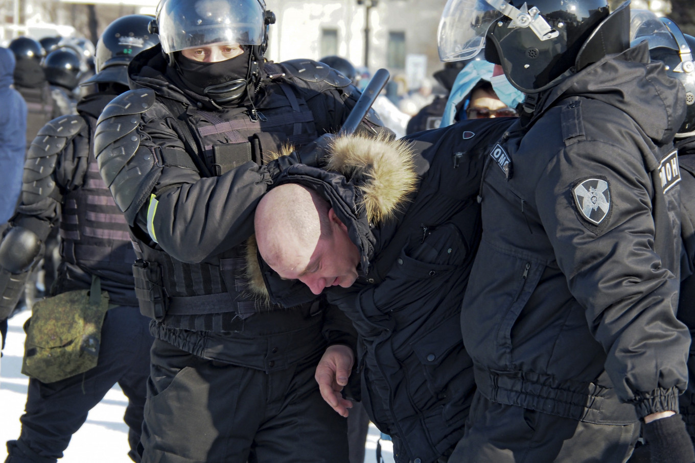 As It’s Happening: Thousands Rally for Navalny’s Release Across Russia