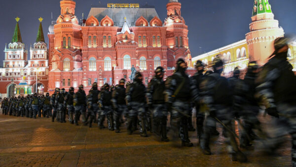 In Photos: Russia Cracks Down on Navalny Protesters Following Prison Ruling