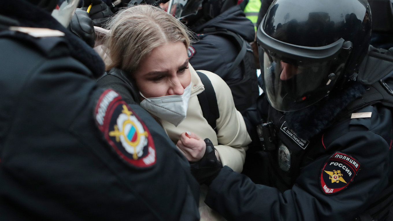 Who Has Been Jailed Over Russia’s Pro-Navalny Protests?