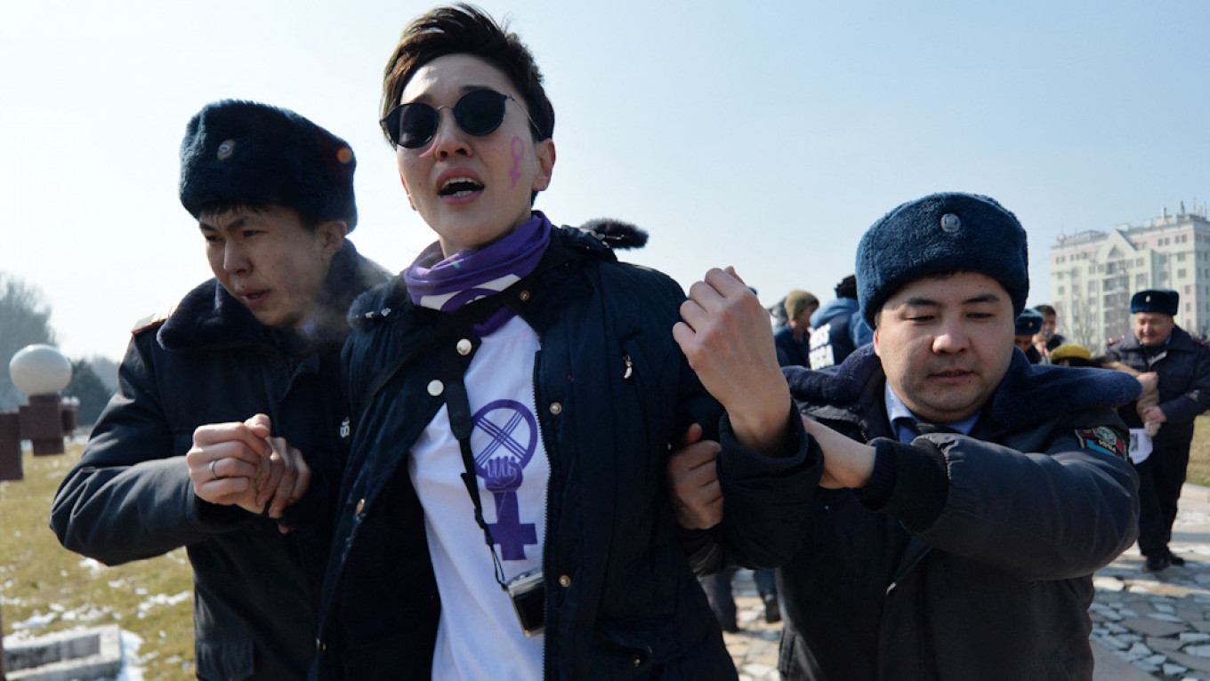 Kyrgyz Activists Face Women’s Day Violence From ‘Patriots’