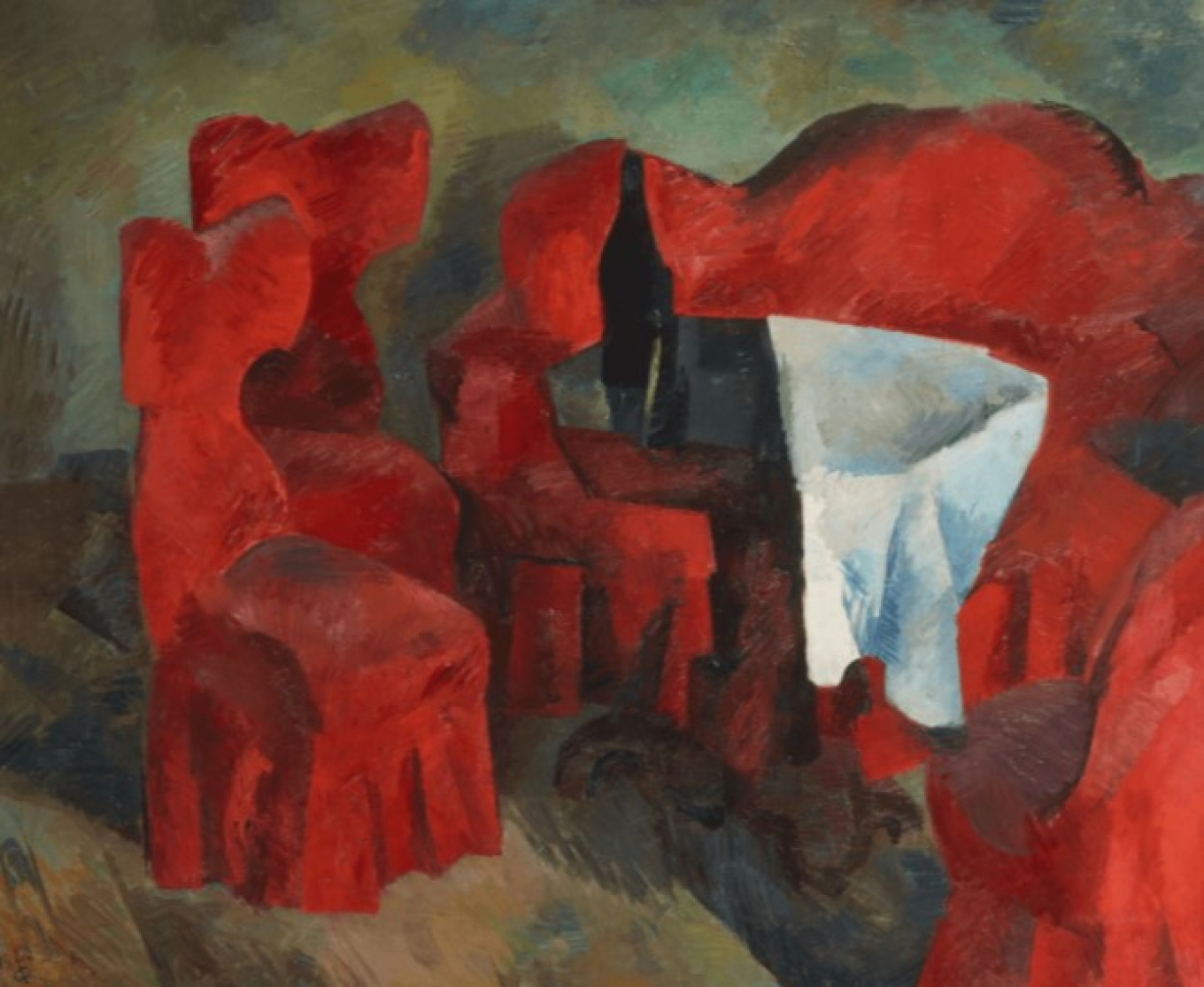  "Red Furniture," Robert Falk 1920 State Tretyakov Gallery 