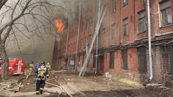 Russia Detains 2 After Huge St