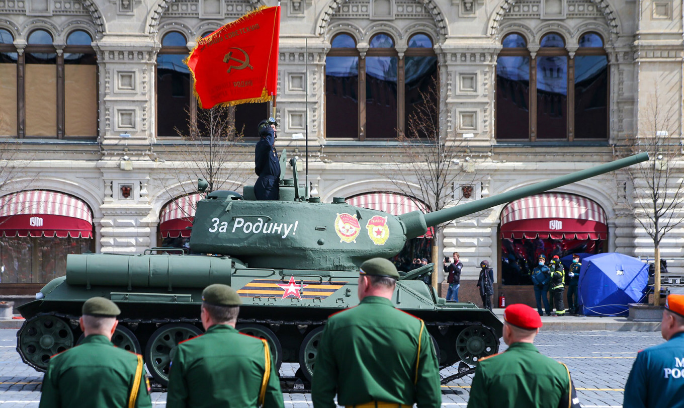  Victory Parade in Red Square on 9 May 2021. Sergei Vedyashkin / Moskva News Agency 