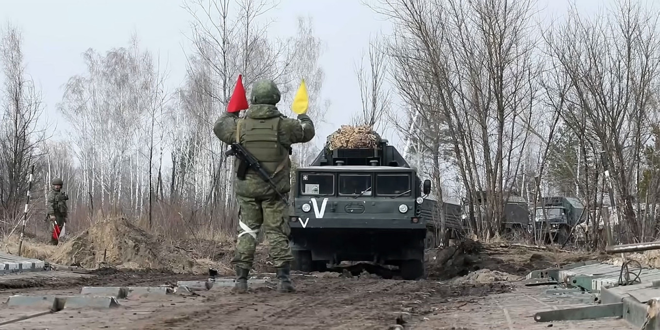  Russian military equipment in Ukraine. Russia's Defense Ministry 