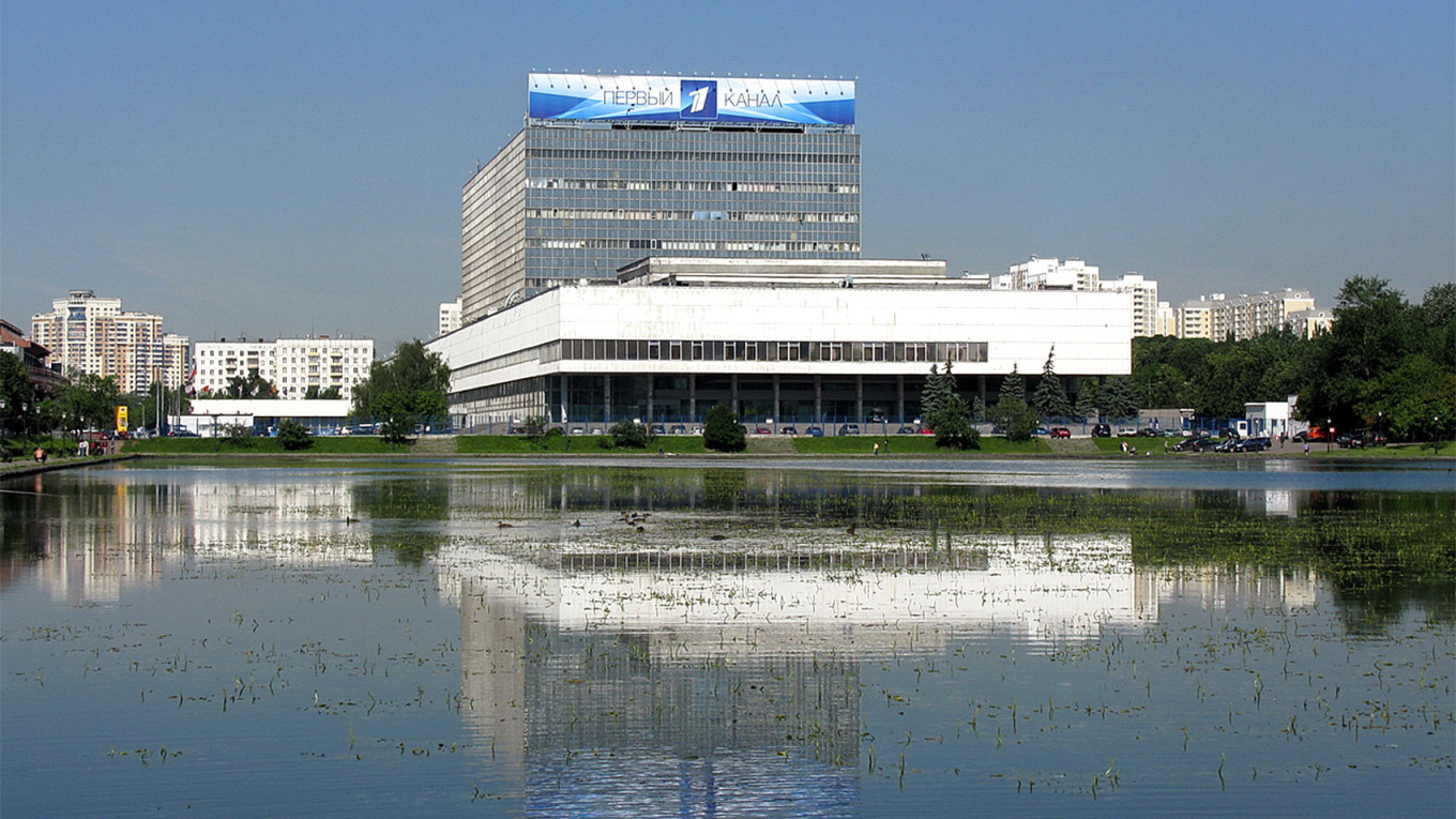  Channel 1 office in Moscow's Ostankino. Igor S (CC BY 3.0) 