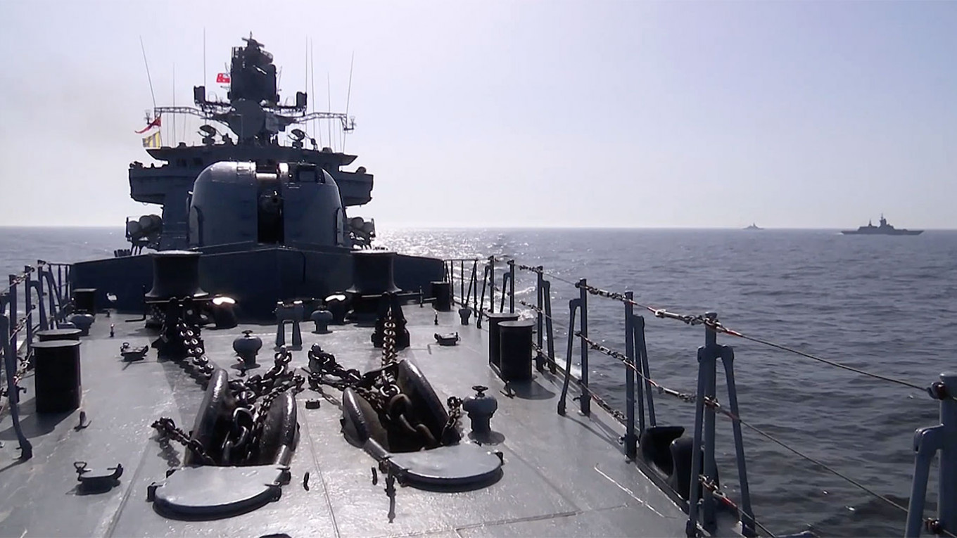 Russian Navy Starts Baltic Sea Drills Amid Ukraine Tensions