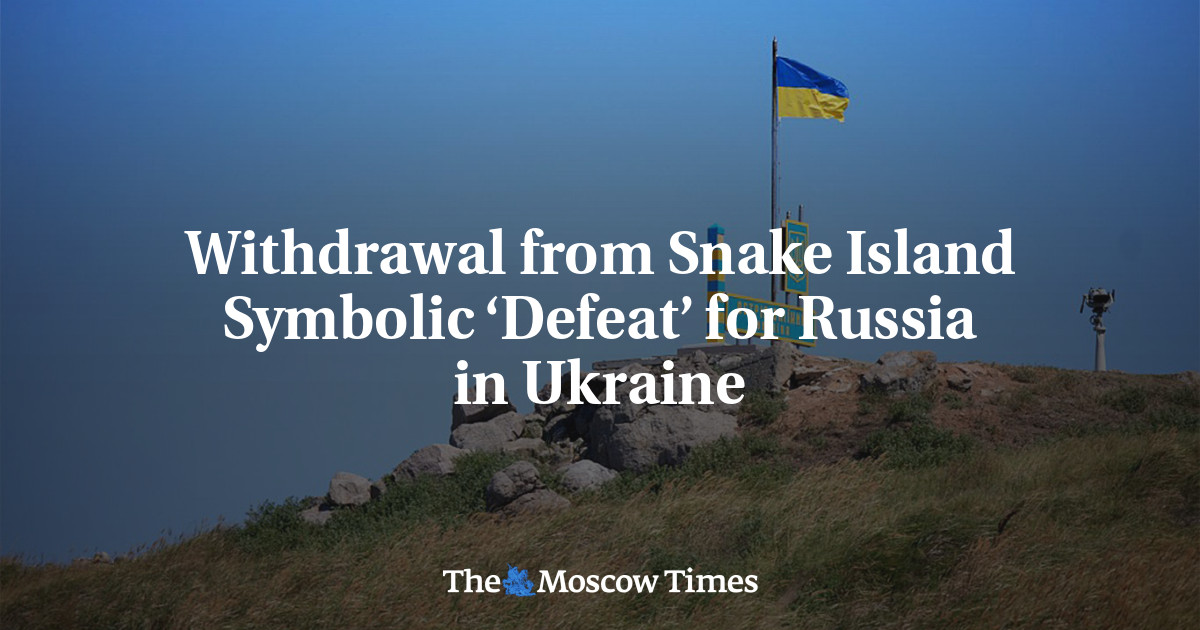 Withdrawal from Snake Island Symbolic ‘Defeat’ for Russia in Ukraine