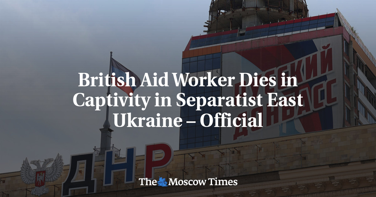 British Aid Worker Dies in Captivity in Separatist East Ukraine – Official