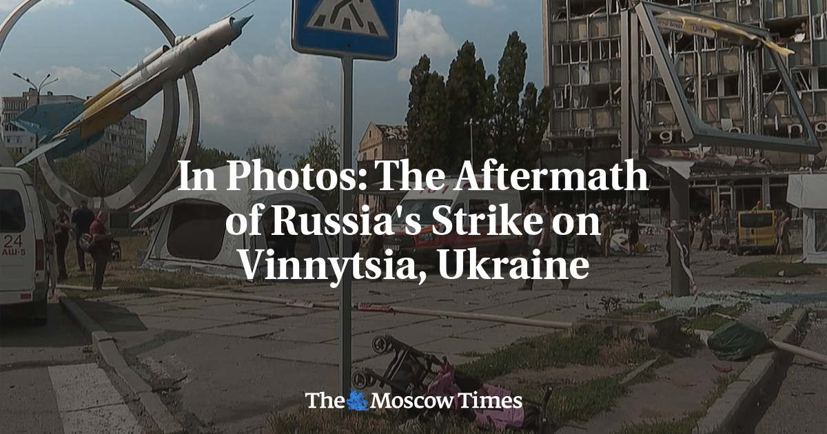In Photos: The Aftermath of Russia’s Strike on Vinnytsia, Ukraine