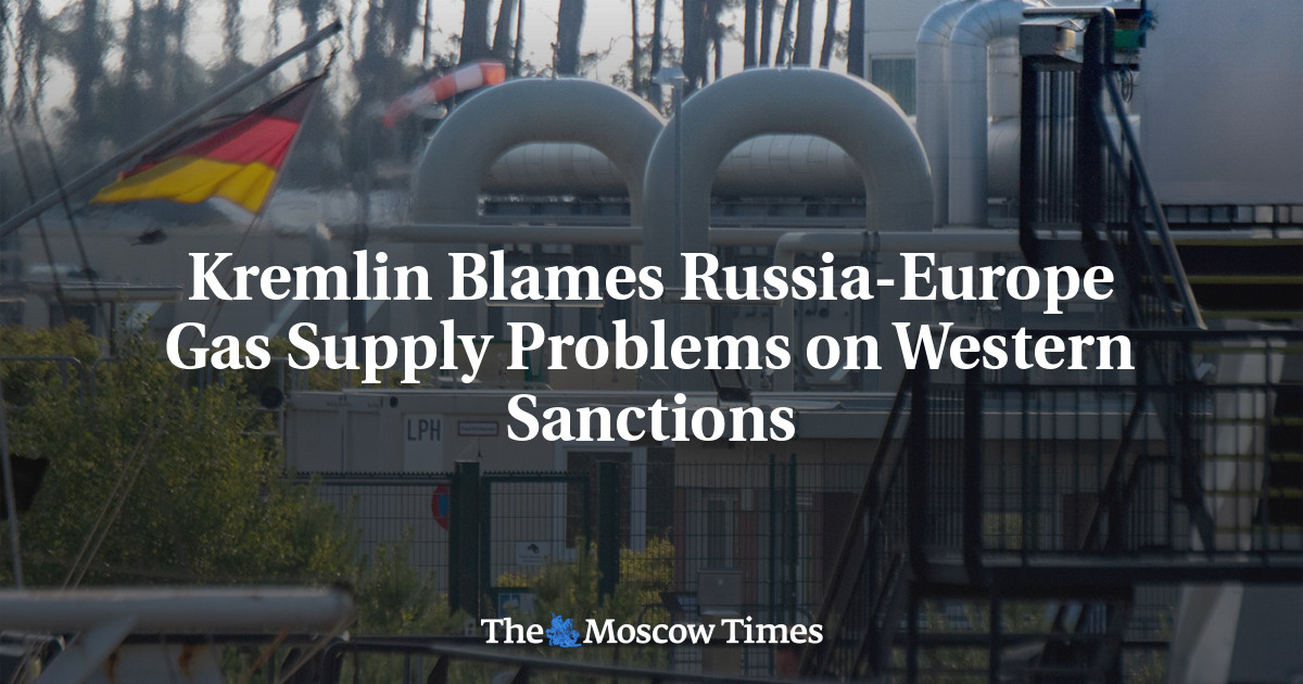 Kremlin Blames Russia-Europe Gas Supply Problems on Western Sanctions