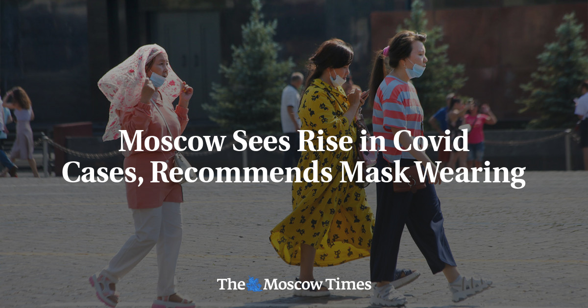 Moscow Sees Rise in Covid Cases, Recommends Mask Wearing