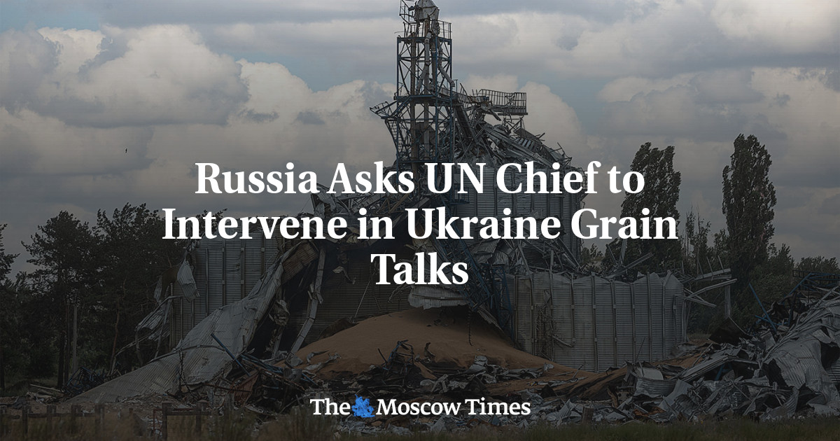 Russia Asks UN Chief to Intervene in Ukraine Grain Talks