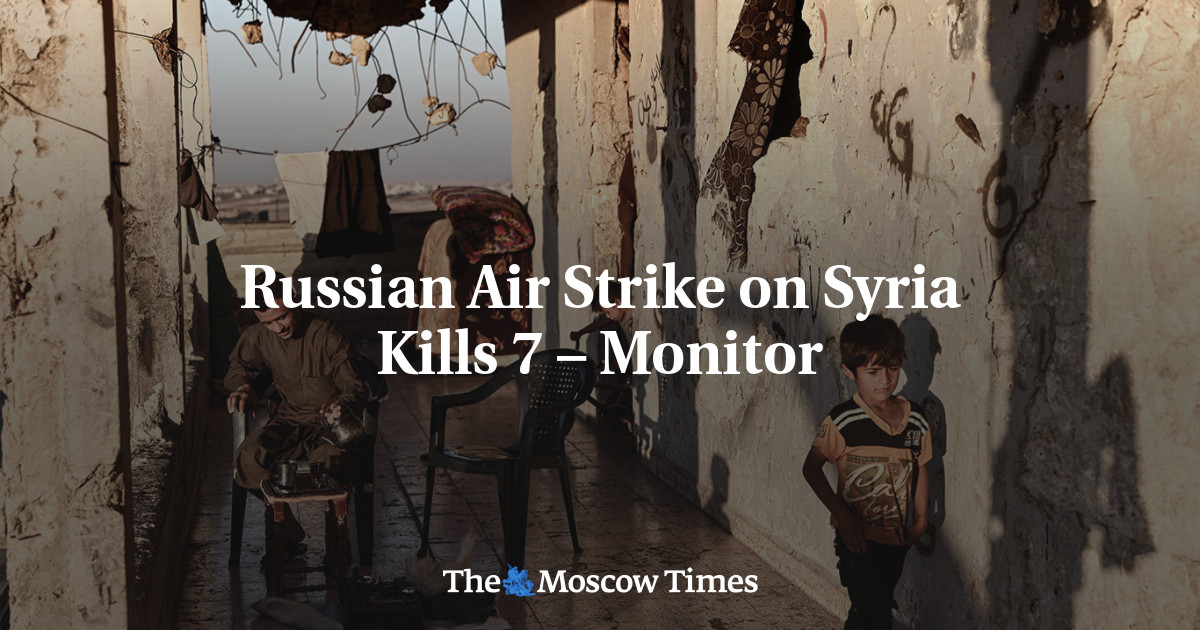 Russian Air Strike on Syria Kills 7 – Monitor