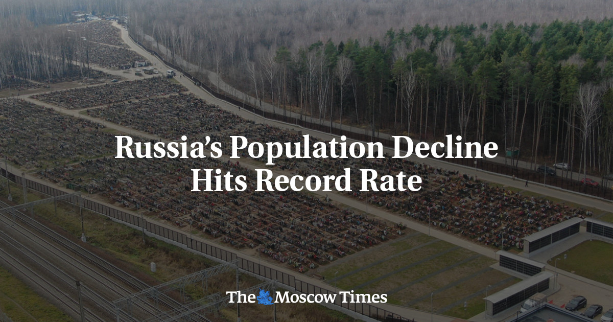 Russia’s Population Decline Hits Record Rate