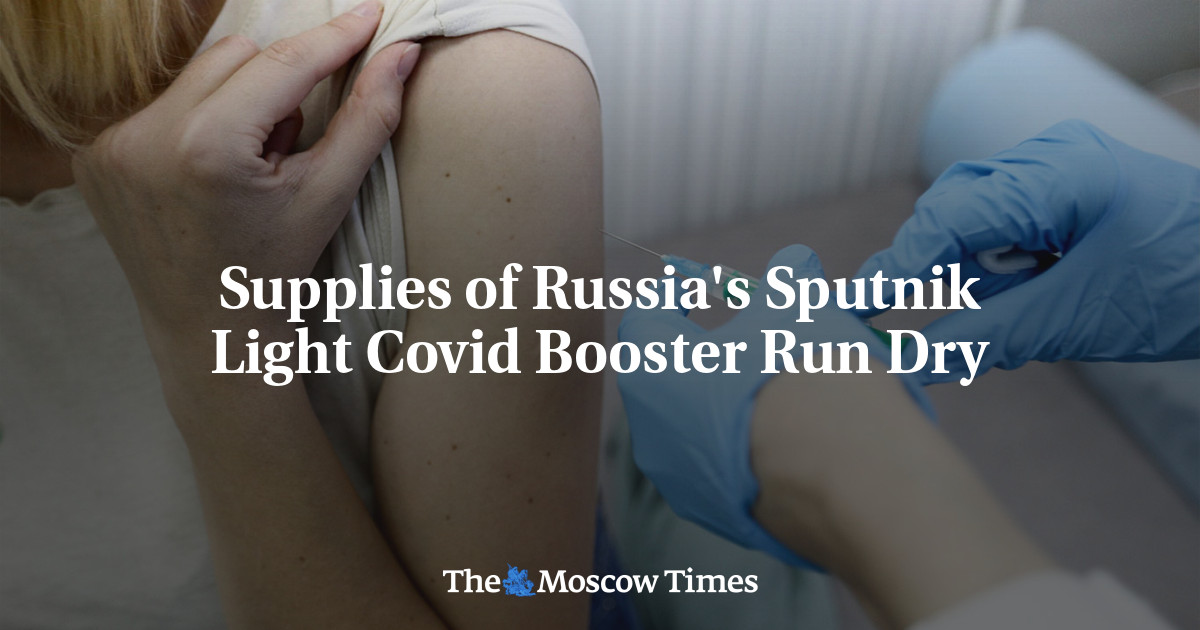 Supplies of Russia’s Sputnik Light Covid Booster Run Dry