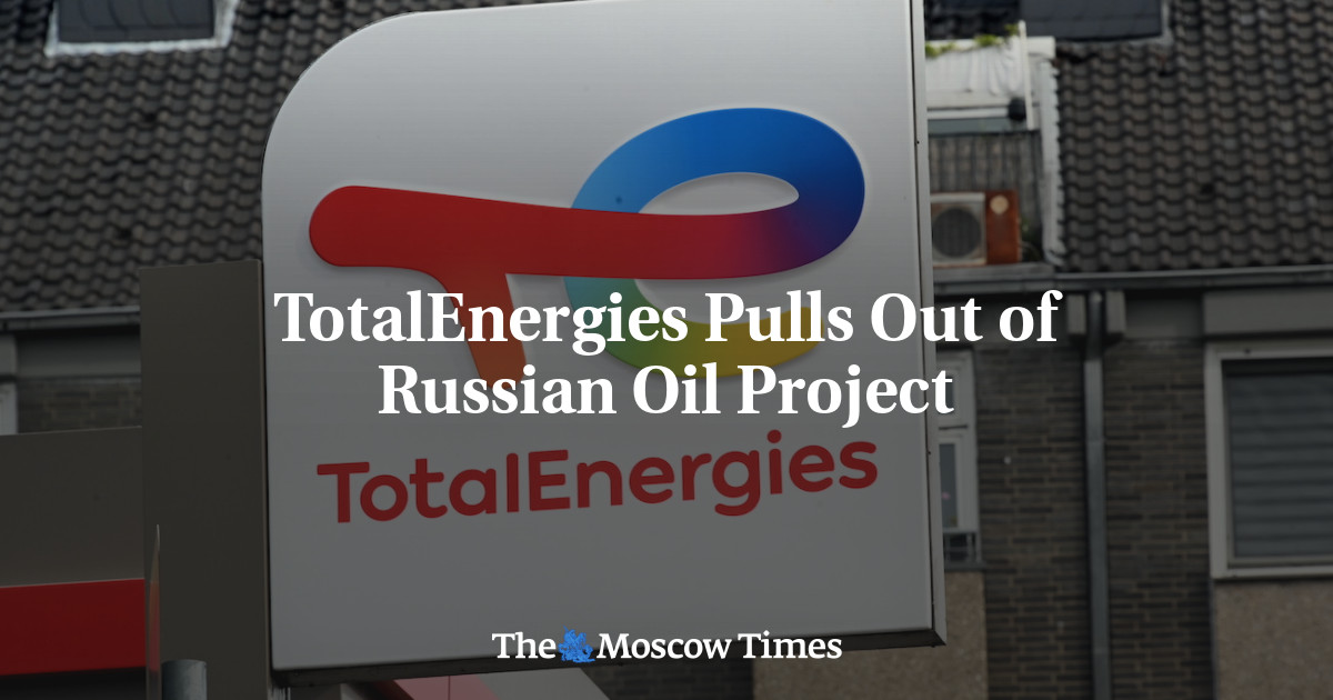 TotalEnergies Pulls Out of Russian Oil Project