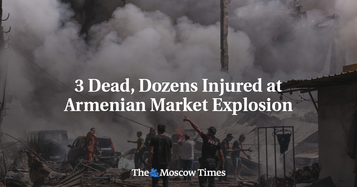 3 Dead, Dozens Injured at Armenian Market Explosion