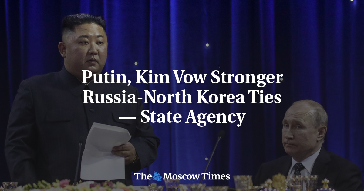 Putin, Kim Vow Stronger Russia-North Korea Ties — State Agency