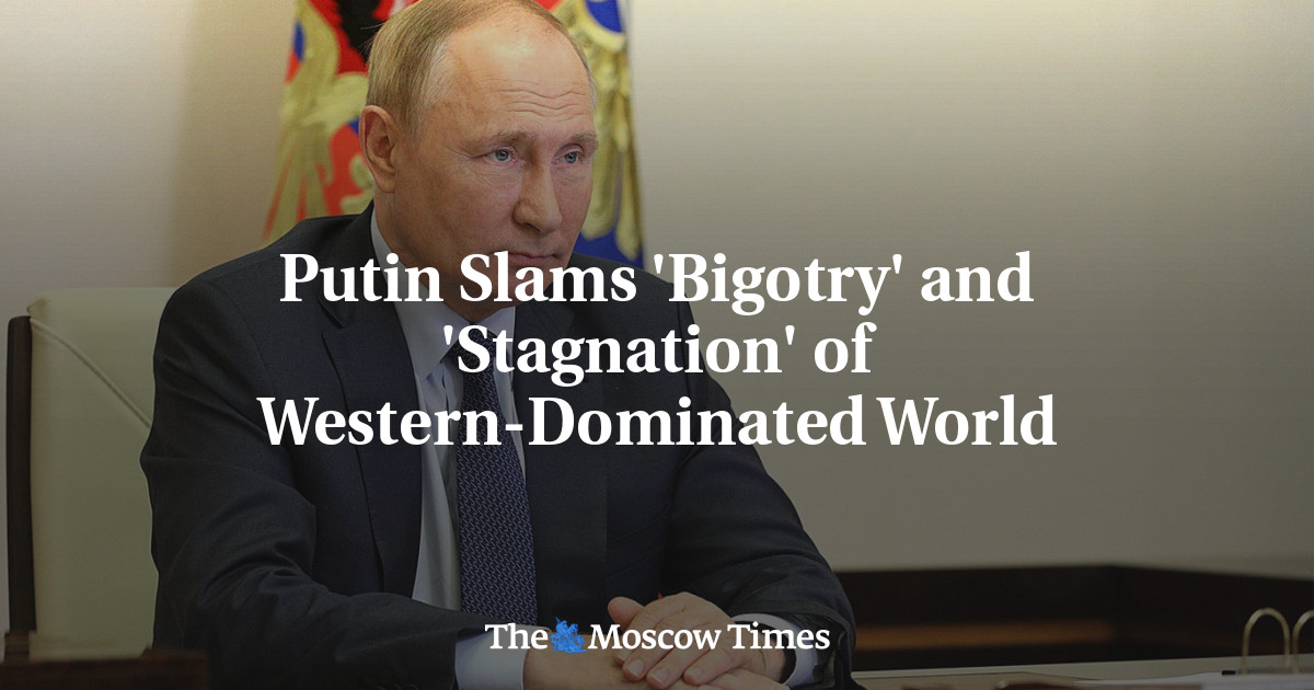 Putin Slams ‘Bigotry’ and ‘Stagnation’ of Western-Dominated World