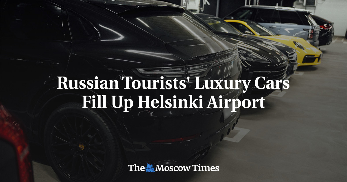 Russian Tourists’ Luxury Cars Fill Up Helsinki Airport