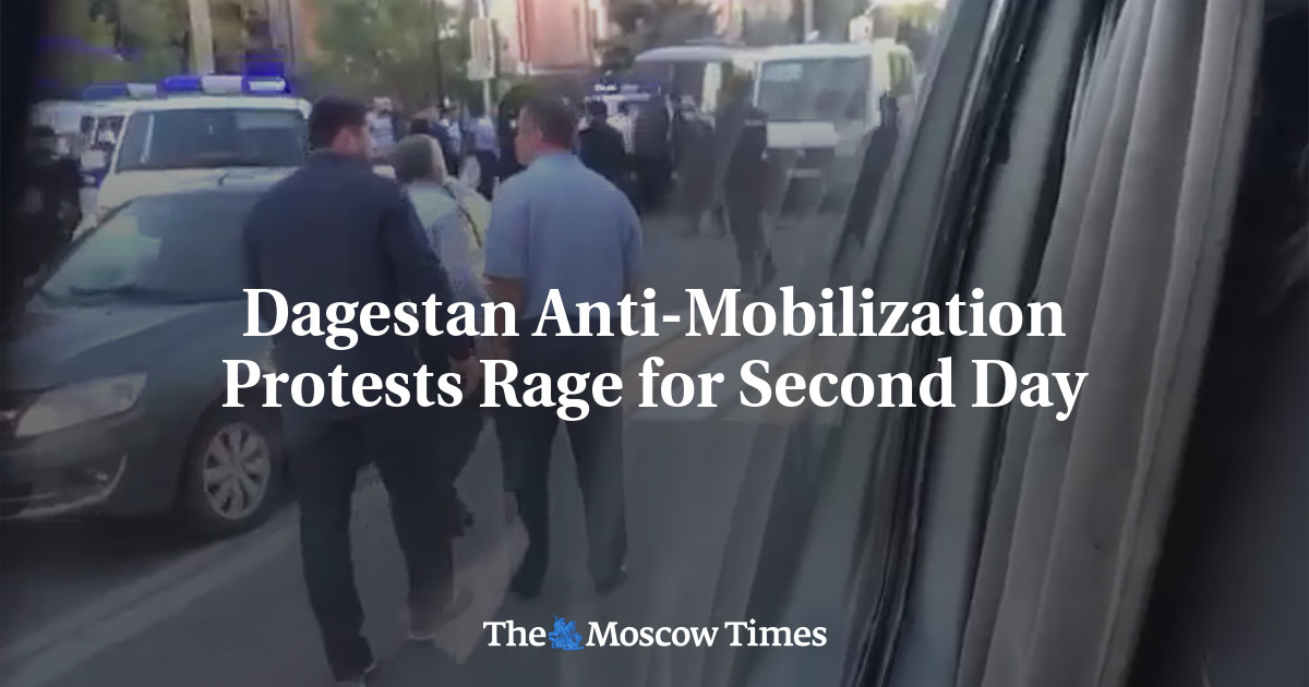 Dagestan Anti-Mobilization Protests Rage for Second Day