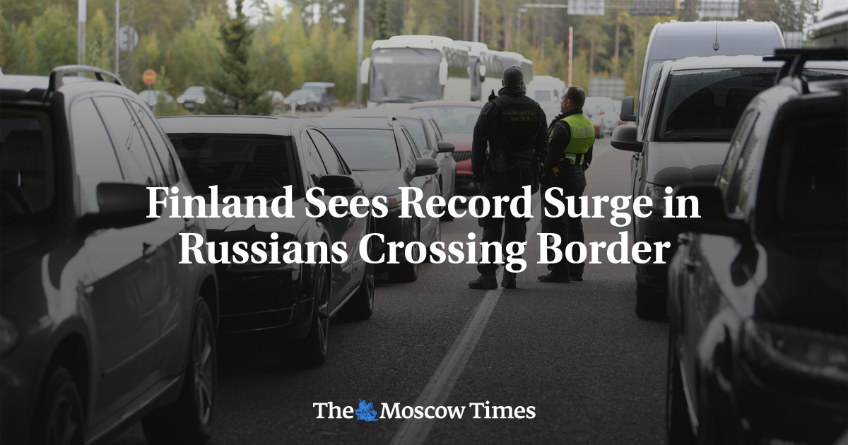 Finland Sees Record Surge in Russians Crossing Border