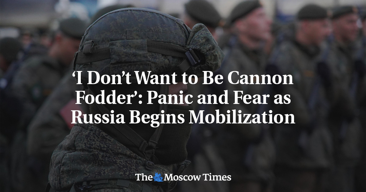 ‘I Don’t Want to Be Cannon Fodder’: Panic and Fear as Russia Begins Mobilization