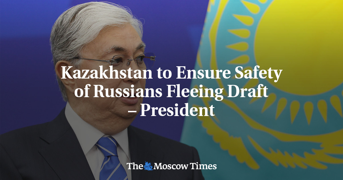 Kazakhstan to Ensure Safety of Russians Fleeing Draft – President