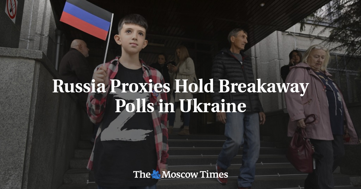 Russia Proxies Hold Breakaway Polls in Ukraine