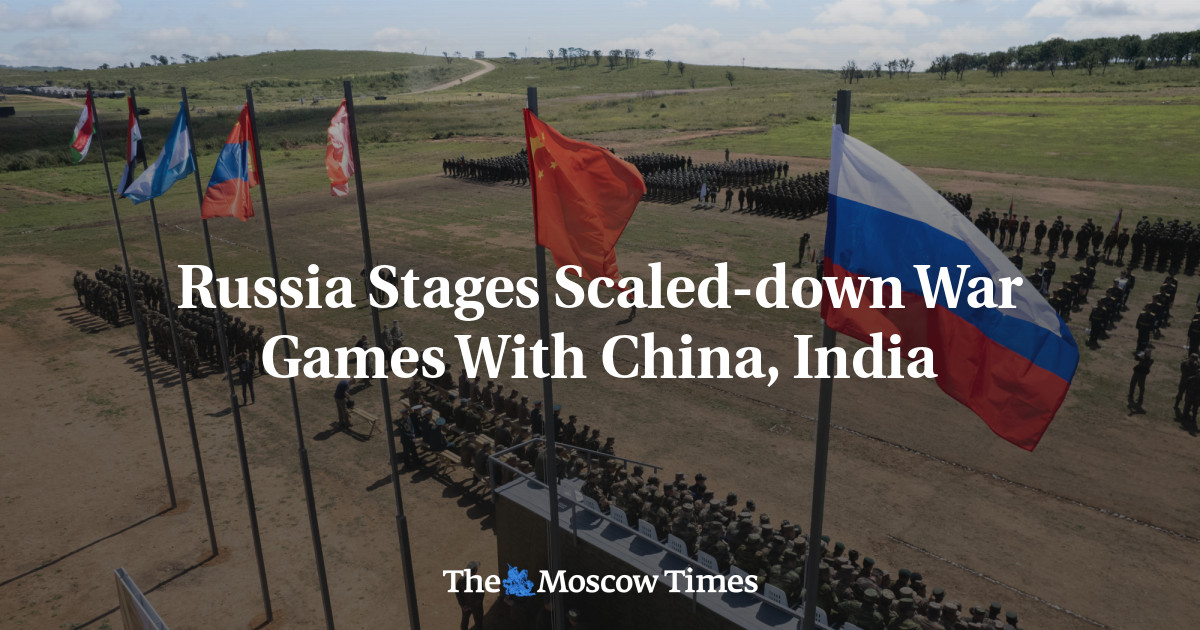 Russia Stages Scaled-down War Games With China, India