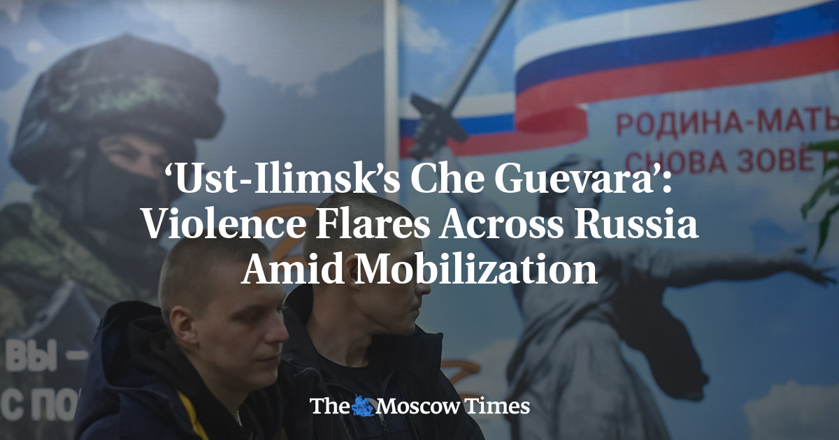 ‘Ust-Ilimsk’s Che Guevara’: Violence Flares Across Russia Amid Mobilization