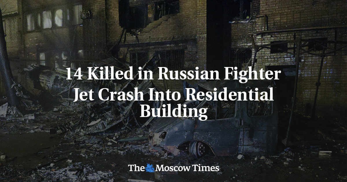14 Killed in Russian Fighter Jet Crash Into Residential Building