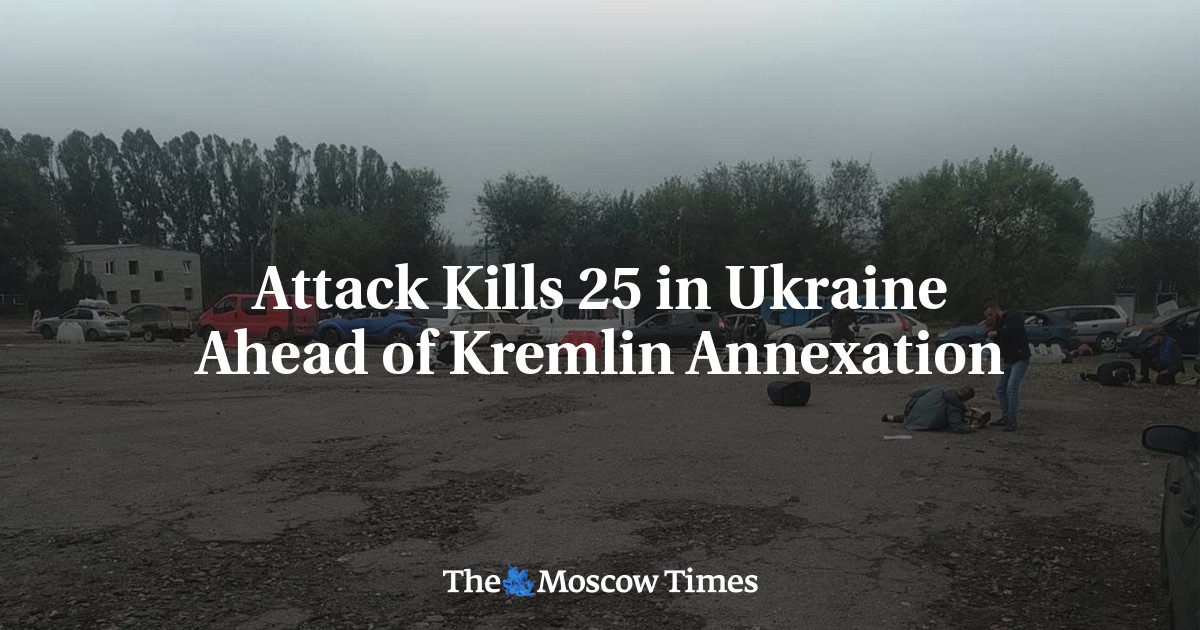 Attack Kills 25 in Ukraine Ahead of Kremlin Annexation