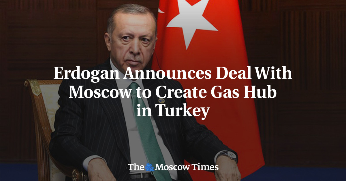 Erdogan Announces Deal With Moscow to Create Gas Hub in Turkey