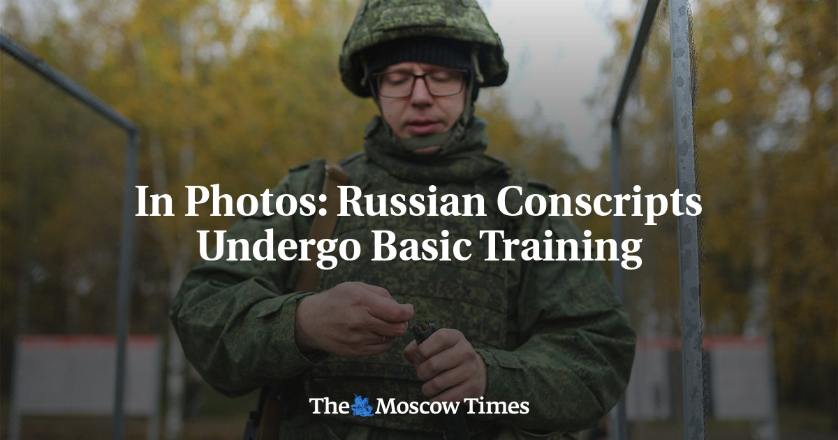 In Photos: Russian Conscripts Undergo Basic Training