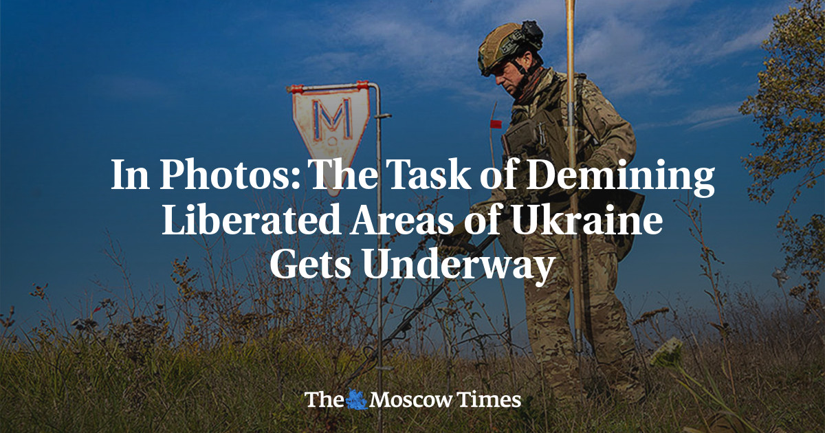 In Photos: The Task of Demining Liberated Areas of Ukraine Gets Underway