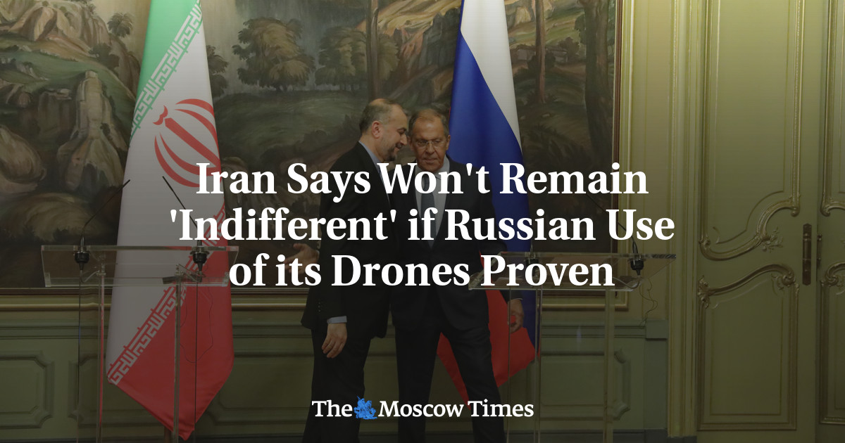 Iran Says Won’t Remain ‘Indifferent’ if Russian Use of its Drones Proven