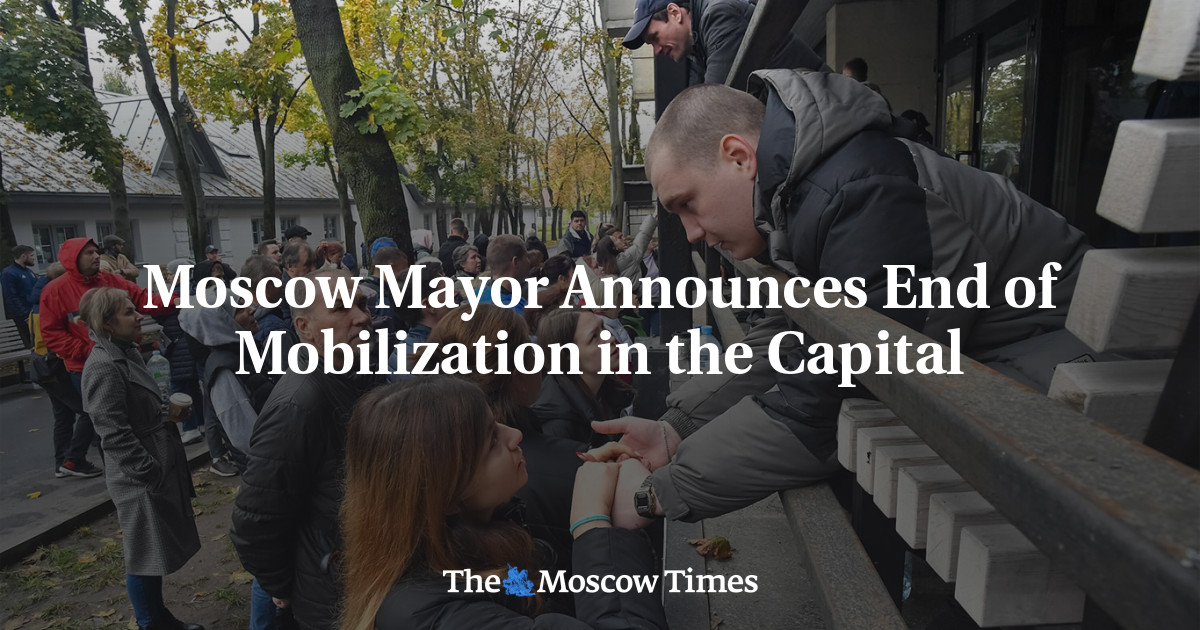 Moscow Mayor Announces End of Mobilization in the Capital