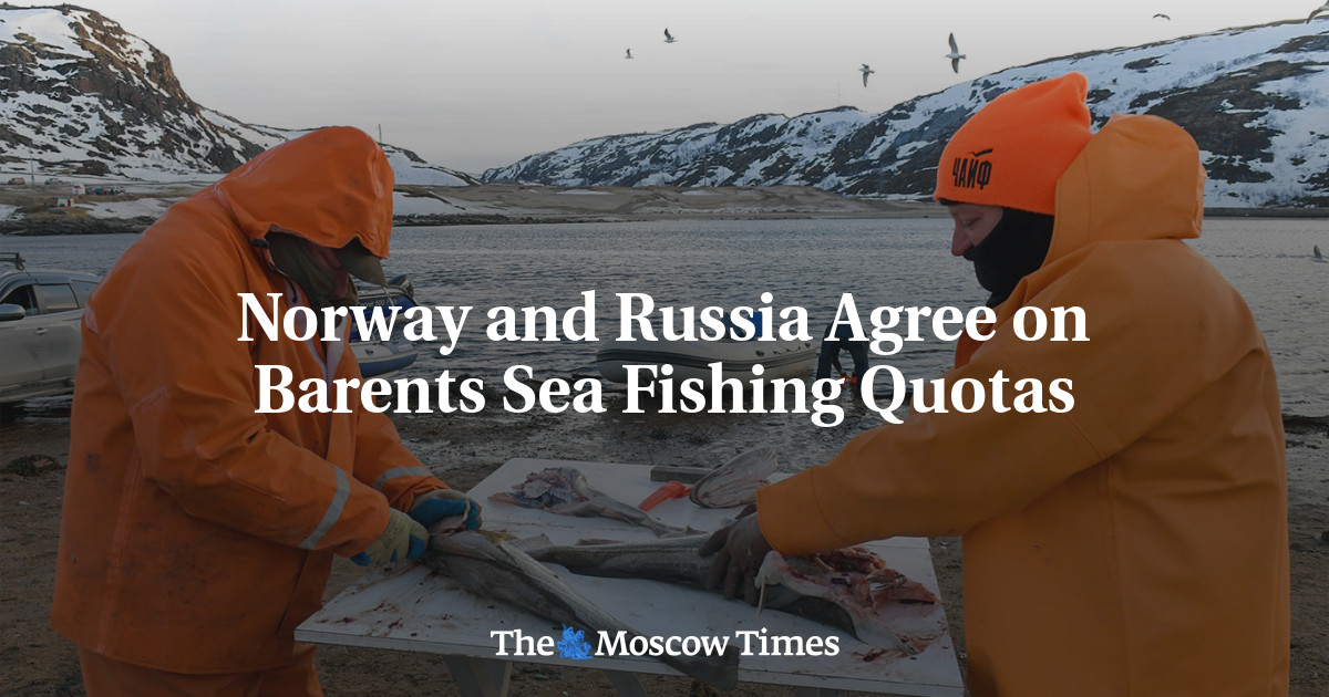 Norway and Russia Agree on Barents Sea Fishing Quotas