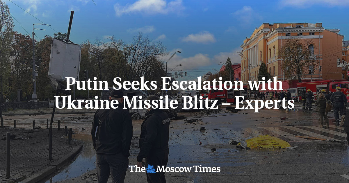 Putin Seeks Escalation with Ukraine Missile Blitz – Experts