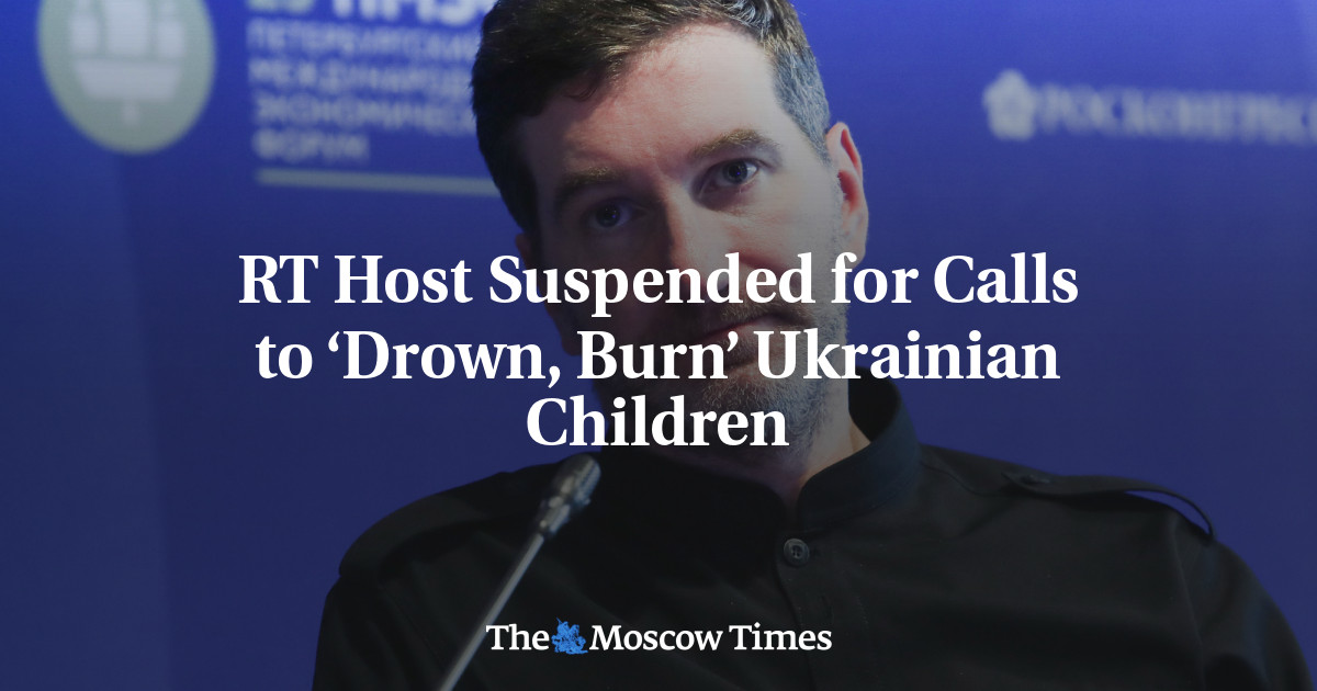 RT Host Suspended for Calls to ‘Drown, Burn’ Ukrainian Children
