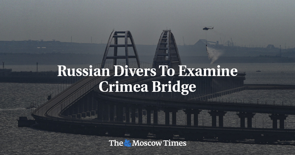 Russian Divers To Examine Crimea Bridge