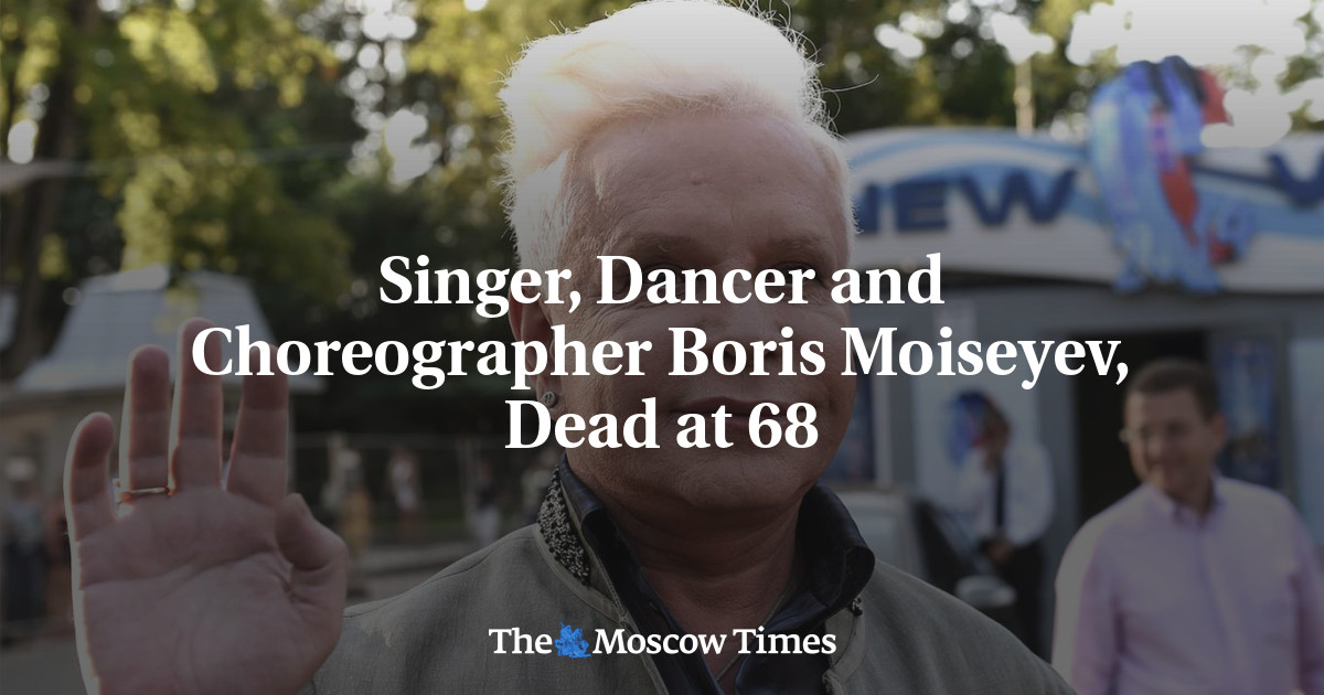 Singer, Dancer and Choreographer Boris Moiseyev, Dead at 68