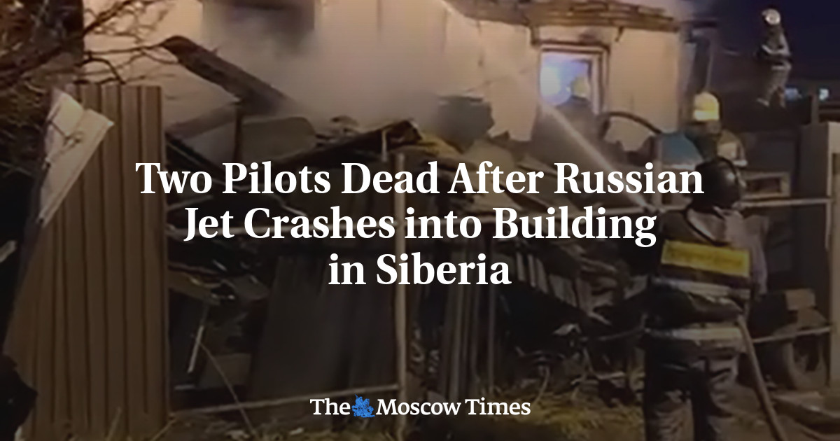 Two Pilots Dead After Russian Jet Crashes into Building in Siberia