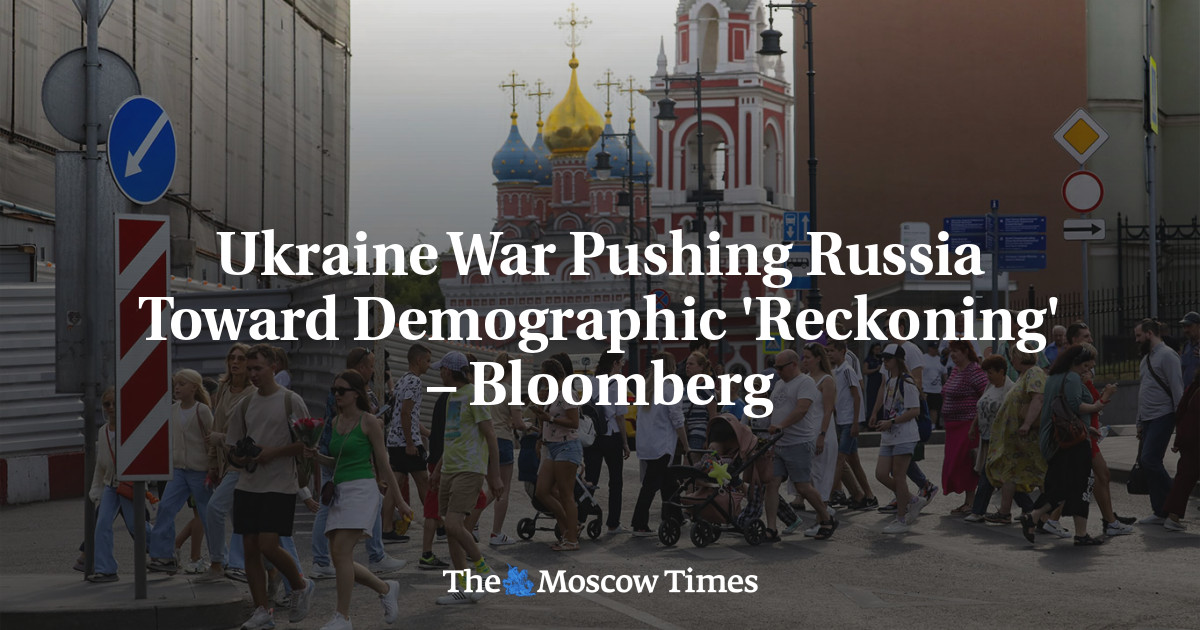 Ukraine War Pushing Russia Toward Demographic ‘Reckoning’ – Bloomberg