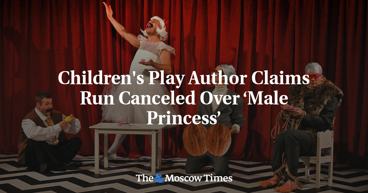 Children’s Play Author Claims Run Canceled Over ‘Male Princess’