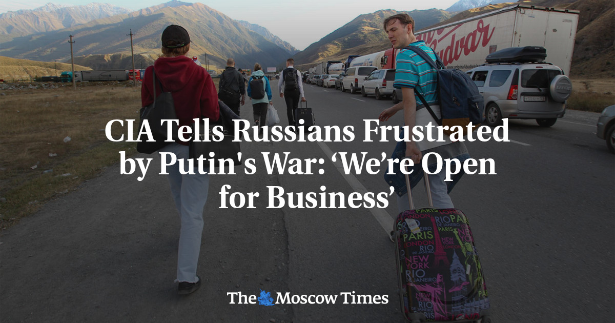 CIA Tells Russians Frustrated by Putin’s War: ‘We’re Open for Business’